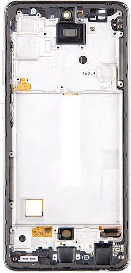 Samsung A525f Galaxy A52 A526b Galaxy A52 5g LCD OLED Дисплей + Тъч Модул + Преден Панел Черен OEM