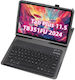 Калъф Bluetooth Клавиатура С Подсветка Lenovo Tab Plus 11.5 Tb-351 Черен