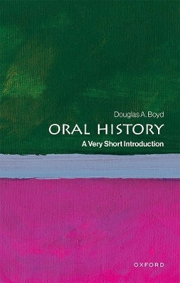 Oral A Very Short Introduction Douglas A Boyd Inc
