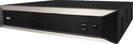 BCS BCS-P-NVR6408-A-4K(4) Καταγραφικό NVR 64 Καναλιών με Ανάλυση 4K