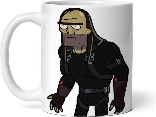 Jaguar Rick And Morty Keramiktasse Weiß 330ml Verschiedene Designs oder Farben oder personalisiert