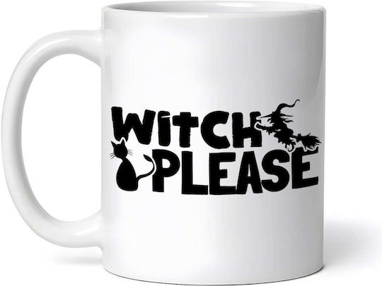 Witch Please Mug Ceramic White 330ml