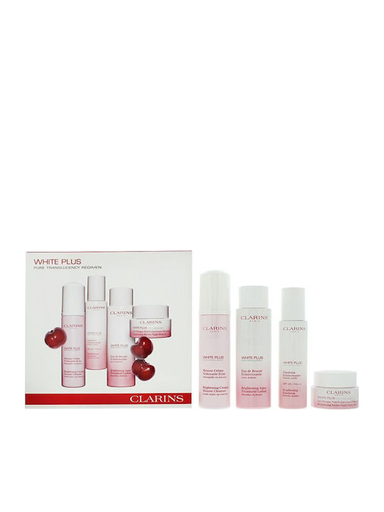 Clarins White Plus Комплект за грижа за кожата за Блясък Clarins White Plus Комплект за грижа за кожата за Блясък