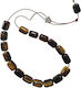 Worry Beads Eye of the Tiger Varelaki Gold 1.4cm