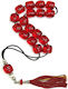 Roloi Komboloi Resin Worry Beads with 17 Beads Red 34cm