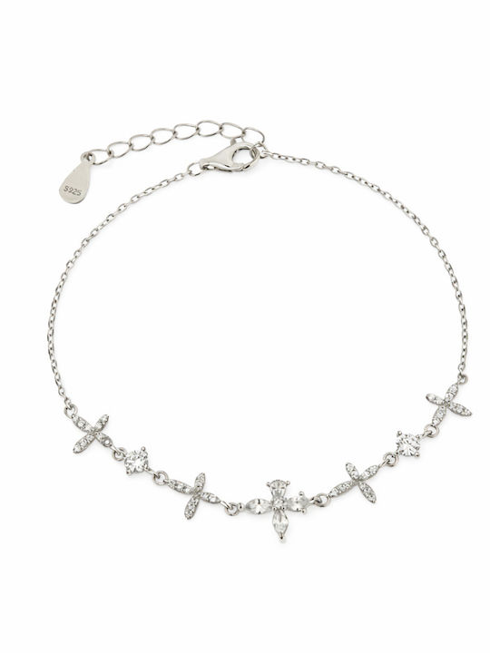 Ulysses Brățară Argint 925 Cu Zircon 20cm