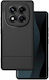 Carbon Simple Umschlag Rückseite Silikon Schwarz (Redmi 14C / Poco C75Realme C75 4G)