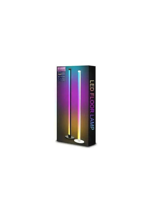 Vintage LED Φωτιστικό Δαπέδου με RGB Φως Λευκό