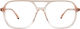 Woodys Transparent Pink Aviator Olive