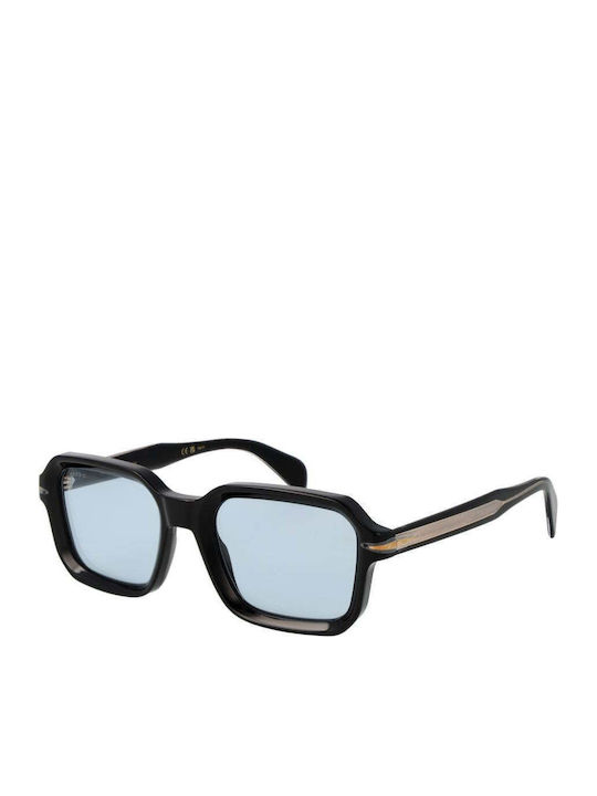 David Beckham Unisex Sunglasses with Black Horn-Rimmed Frame DB 7147/S 807/QZ