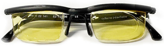 Adlens Interface Verstellbare Brille Mit Variabler Sicht Verwendung Schwarz