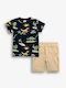 Kinder-Set mit Shorts Sommer 2Stück Blau