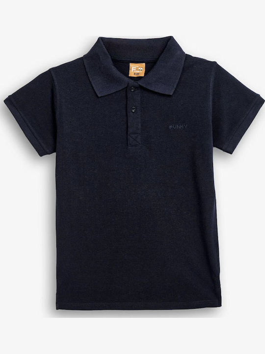 Funky Polo pentru copii Cu mânecă scurtă Albastru