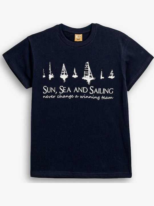 Kinder-T-Shirt Blau
