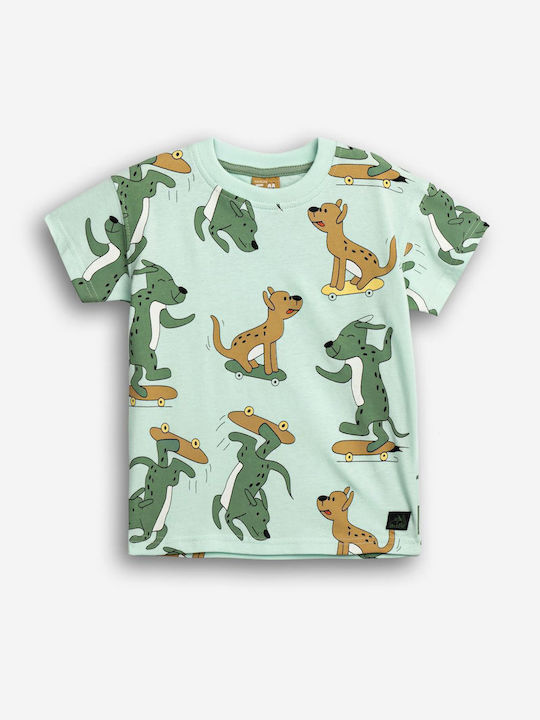 Funky T-shirt Τιρκουάζ