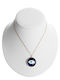 Steel Necklace Talisman Eye