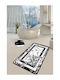 UnicUtil Αντιολισθητικό Πατάκι Μπάνιου 359CHL4379 Black 70x120εκ.