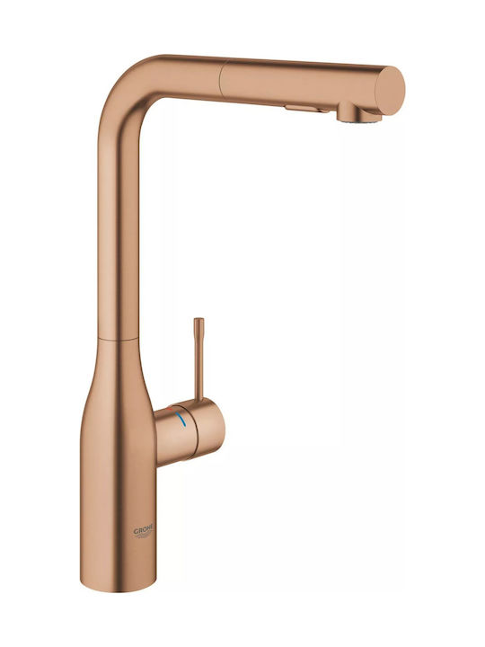 Grohe Essence Tall Kitchen Faucet Counter Copper