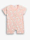 Funky Babystrampler Kurzärmelig Rosa