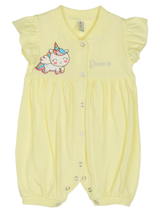 Dreams by Joyce Baby Bodysuit Yellow