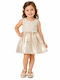Children's Dress Sleeveless Gold