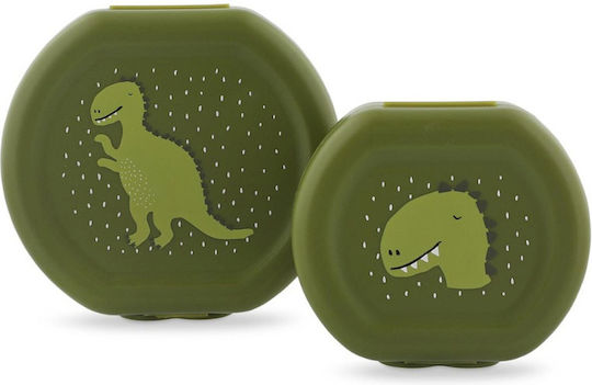 Trixie Set de mâncare pentru copii din plastic Dinozauri Multicolor x x 4.5buc