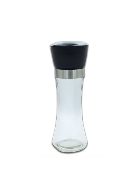 Manual Set Spice Mills made of Glass in Black Color 1pcs
