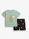 Kids Set with Shorts Summer 2 Pieces Grey