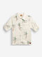 Kids Shirt Long Sleeve Linen Ecru