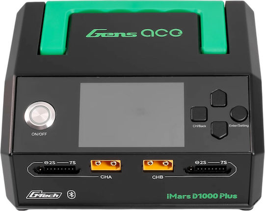 Gens Ace Imars D1000 Plus Smart Charger Dual Channel Ac 1000w G-tech Bluetooth App Control