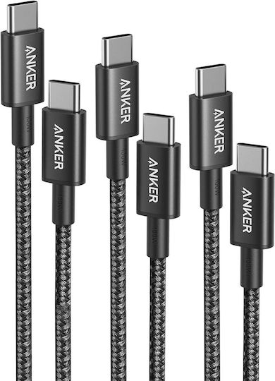Anker USB 2.0 Cable USB-C male - USB-C 100W 1m (B8756011)