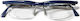 Adlens Adjustables Adjustable Variable Vision Reading Glasses Blue