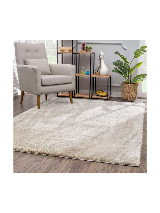 Soft Touch Teppich Rechteckig Synthetisch,Polyester/Cotton/Leather Beige