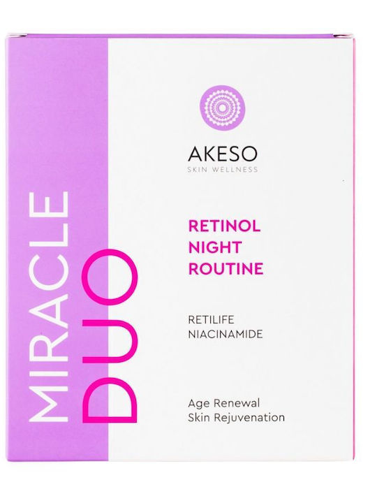 Akeso Miracle Duo Retinol Night Routine Hautpflegeset für Anti-Aging Akeso Miracle Duo Retinol Night Routine Hautpflegeset für Anti-Aging