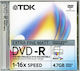 Dvd-r Tdk Printable Extra Fine Matt Jual Case 10 Discs