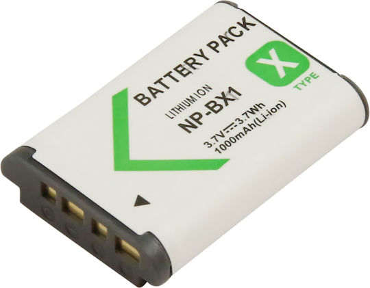 Avizar Battery Sony Np-bx1 Camera Li-ion 3.7v 1000mah 3.7wh White