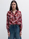 Women's Floral Long Sleeve Shirt Floral