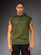 Sweatshirt with Hood Military Green