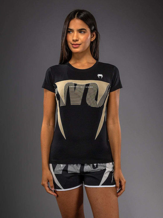 Venum Women's Short Sleeve Shirt VENUM-05188-108 Black
