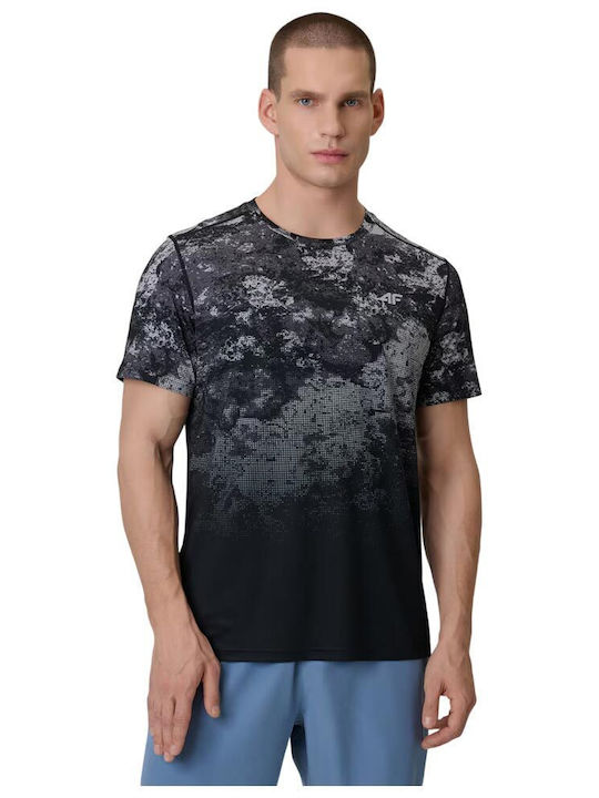 Funktionales Herrenblusen Kurzarm T-Shirt Grau