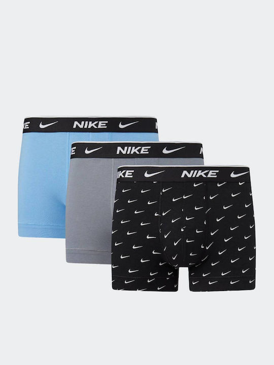 Nike Slipuri pentru bărbați Gri 3Pachet
