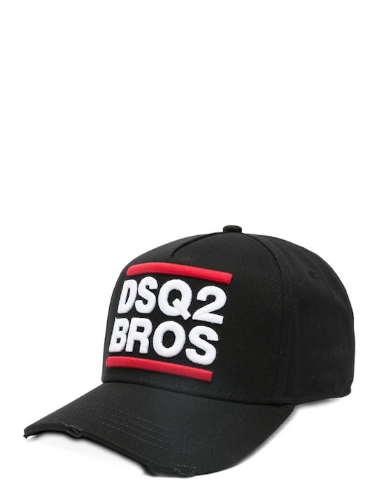 Dsquared2 Dsq2 Bros Baseball Kappen Strapback Bcm0989 05c00001 2124 Schwarz