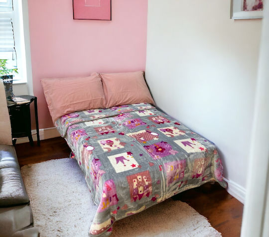 Giorgio Home Blanket Pink 220x160cm