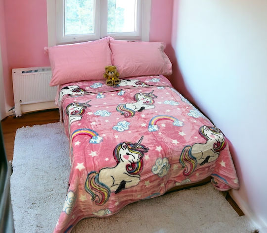 Giorgio Home Blanket Pink 220x160cm