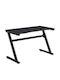 Spielbüro Holz Black mit Metallbeinen 120x60cm