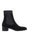 Suede Women's Ankle Boots Black