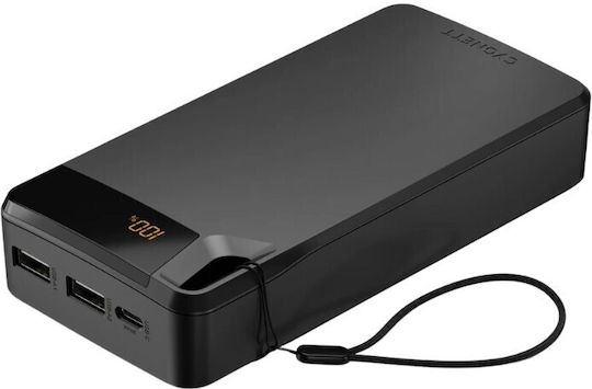 Cygnett Boost Power Bank 20000mAh with 2 USB-A Ports and USB-C Port Black