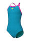 Arena Solid Kids Swimwear One-Piece Eyeblush, Shocking Pink