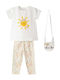 Kids' Set with Leggings Winter 3pcs White