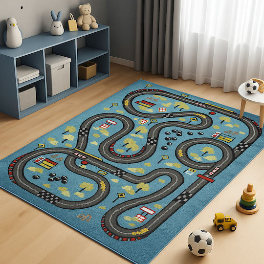 Saray Home Kids Synthetic Rug 3d City Adventure 133x170cm